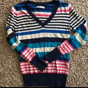 Striped multi-colored Old Navy sweater